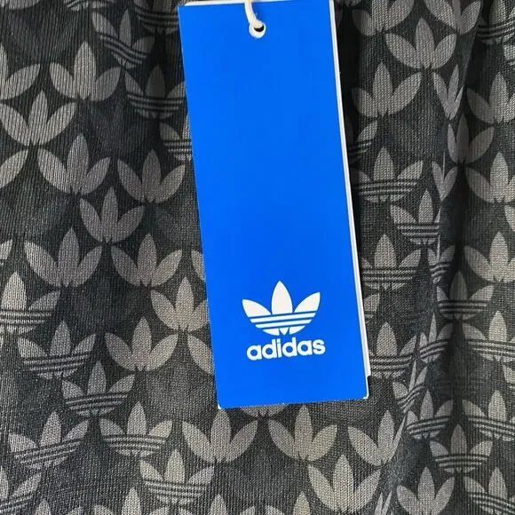 Adidas Originals SSTR MONO TP Pants Mens 2XL XXL Black Gray All Over Print NEW